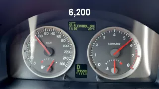 Volvo V50 T5 AWD acceleration 0-100 km/h and 80-120 km/h