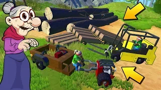 👵 БАБКИ ЕДУТ РАБОТАТЬ НА ЛЕСОПИЛКУ 💥 МУЛЬТИК в Scrap Mechanic 🔨 СКРАП МЕХАНИК 🔔