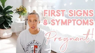 Symptoms of Pregnancy FIRST WEEKS! Signs to look out for/How I knew!