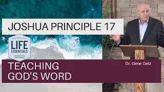 Joshua Principle 17: Teaching God's Word