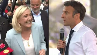 Wahl in Frankreich: Macron und Le Pen beschließen ihren Wahlkampf | AFP