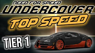 HIGHEST TOP SPEEDS OF THE TIER 1 CARS ★ Need For Speed: Undercover