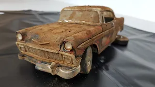 RESTORATION AND CUSTOM BEL AIR 1956 MODEL CAR