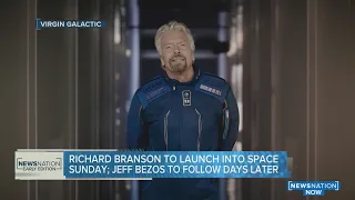 Billionaire Branson set to fly to space aboard Virgin Galactic rocket plane Sunday