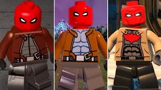 Red Hood Evolution in LEGO DC Videogames