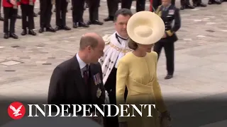 William and Kate met with cheers at St Paul's Cathedral for service of thanksgiving