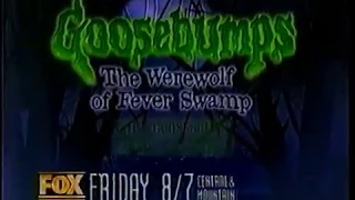 Goosebumps - The Werewolf of Fever Swamp Promo (1996)
