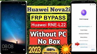 💯Huawei Nova 2i (RNE-L22) FRP Bypass! RNE L22 frp bypass Easy solution