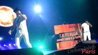 La Cliqua avec Rocca Daddy Lord C  Jeunes de l'univers Age d'Or du Rap Français à AccorHotels Arena