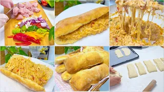 ساندويتش حبيب الباي شخصيا و خبز الشيباتا الخفيف  😍❤️🇹🇳🇹🇳🌭🥪🌮