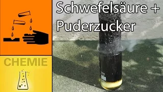 Schwefelsäure vs. Puderzucker