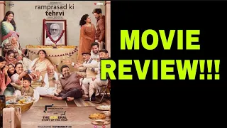 Ramprasad ki tehrvi Movie Review