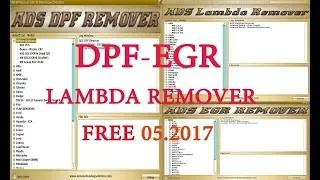DPF EGR LAMBDA REMOVER и пересчёт контрольной суммы в WinOls