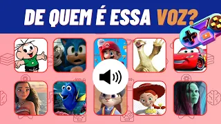 🔍🔊 Adivinhe o personagem pela voz | Desafio das Vozes | Quiz de quem é essa voz?