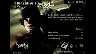 Need for Speed Most Wanted Vic Blacklist 13 + Races  Milestones  Bounty  Events