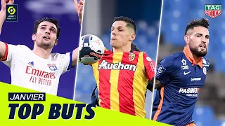 Top buts Ligue 1 Uber Eats - Janvier (saison 2020/2021)