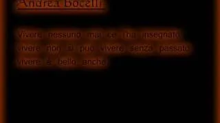 Andrea Bocelli and Laura Pausini - Dare To Live - Lyrics