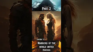 Warriors of the World United - Manowar - visualized lyrics Part 2/7 #shorts