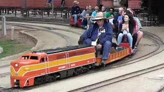 FULL Train Ride at Los Angeles Live Steamers Railroad During Halloween Season 2017, Griffith Park