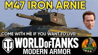 M47 IRON ARNIE II Tier 10 Super Pershing? II Tank Review & Gameplay II WoT Console Allegiance Season