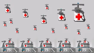 Куча аптечек - Пять новых Мед пунктов! Clone Armies Battle Game 2д игра