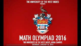 UWI Math Olympiad 2016   Round 1 corporate​