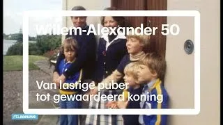 Willem-Alexander: van lastige puber tot gewaardeerd koning