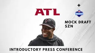 Raheem Morris Introductory Press Conference (What do We Want to Hear?) + Mock Draft SZN Underway