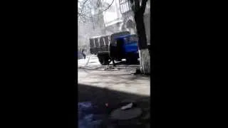 Український камікадзе під час революції 18.02.2014
