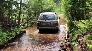 Lexus LX470 water crossing - Great Sand Dunes National Park