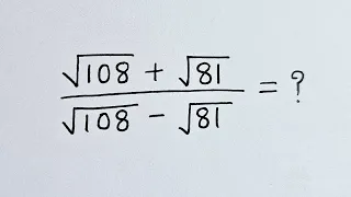 A nice math squareroot simplification #math #squareroot