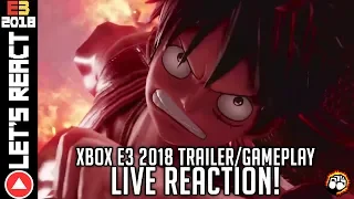 Let's React: E3 2018: Jump Force - Xbox E3 2018 Trailer [Live Reactions]