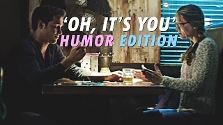 kara + mon-el | "oh, it's you" [humor] [2x06]