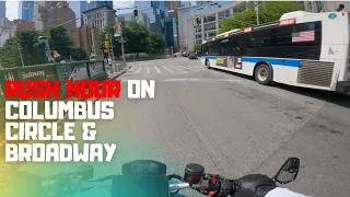 Mid Day Blast Through COLUMBUS CIRCLE & BROADWAY | #ducati #monster1200s #nycvlog #nyc #motovlog