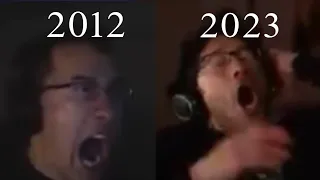 Markiplier but he gets older every jumpscare