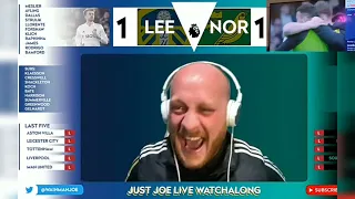 Leeds Fan Go's Crazy After Joe Gelhardt Last Minute Goal Vs Norwich