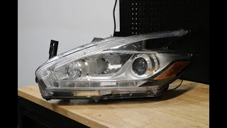 How to disassemble a 2015-2018 Nissan Murano LED Headlight