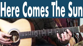 Beatles Here Comes The Sun Guitar Lesson + Tutorial | Learn EVERY SONG on ABBEY ROAD!