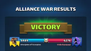 Empires & Puzzles: DOS vs 11th Forever - Alliance War - Equalizer