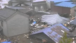 東日本大震災 2011年3月11日　宮古市を襲う津波