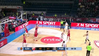 Novica Veličković makes another amazing performance (Crvena zvezda mts - Partizan NIS, 29.1.2017)