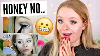 FOLLOWING MY FIRST EVER MAKEUP TUTORIAL.. FFS 😂😫 | sophdoesnails