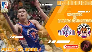 MPBL HIGHLIGHTS: VALENZUELA VS PAMPANGA GIANT LANTERNS (APRIL 27, 2023)