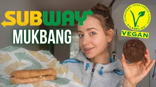 VEGAN SUBWAY Q&A MUKBANG - NEU!! Vegane Subway Cookies! // annrahel