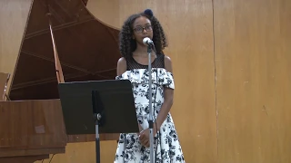 Mia (11) singing Pretty Hurts by Beyonce in 2019 Vocal Recital