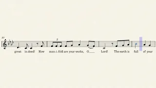 Psalm 104 Lord Send Out Your Spirit SATB(English) - Lourdes C. Montgomery