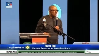 The Platform 2016: Peter Obi Speaks On Developing Nigeria Pt 1