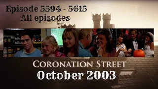 Coronation Street - October 2003