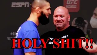 First time DANA WHITE sees KHAMZAT