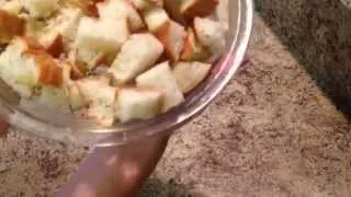 Make Croutons in the Microwave